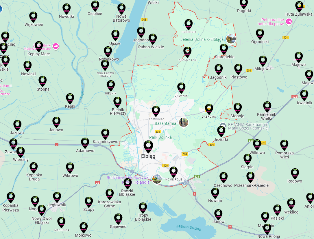 mapka elblag