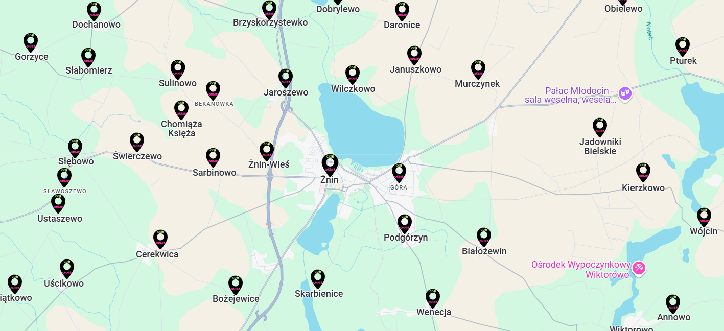 mapka znin